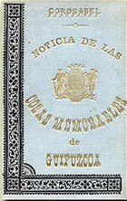 Noticia de las cosas memorables de Guipuzcoa
