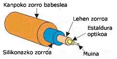 Zuntz optikozko kalble baten egitura